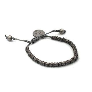 Stainless Steel Disc String Bracelet