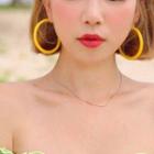 Color Hoop Earring