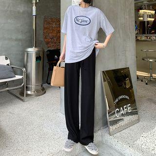 Textured Loose Fit Pants (various Designs)