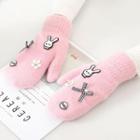Flower Applique Gloves