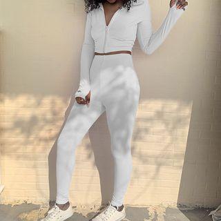 Set: Zip Hoodie + Skinny Pants