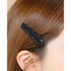 Rhinestone Hair Clip Set Of 2 One Size