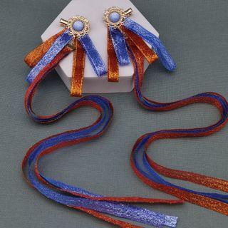Retro Alloy Beaded Fringed Hair Clip