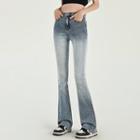 High Waist Gradient Bootcut Jeans (various Designs)