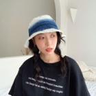 Gradient Denim Bucket Hat Gradient - Blue - 56cm To 58cm