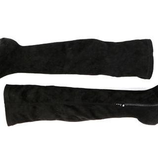 Faux-suede High-heel Tall Boots