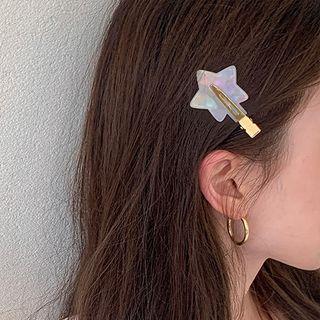 Set Of 2 / 4: Star Acetate Hair Clip