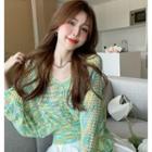Pearl-back Loose-fit M Lange Knit Top