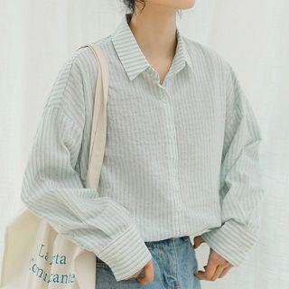 Striped Blouse Stripe - One Size