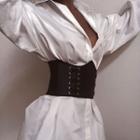Underbust Lace- Up Corset Belt