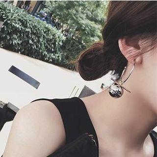 Hoop Earrings With Ball