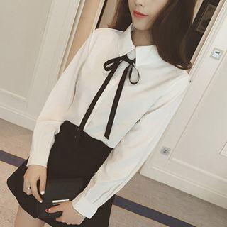 Chiffon Ribbon Blouse