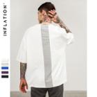 Oversized Patchwork Elbow-sleeved T-shirt