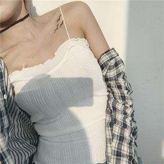 Lettuce Edge Knit Cami Top