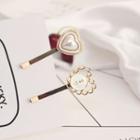 Faux Pearl / Rose & Heart Hair Pin (various Designs)