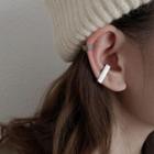 Geometric Sterling Silver Clip-on Earring