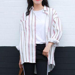 Striped Shirt As Shown In Figure - One Size