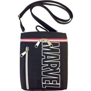 Marvel Box Shaped Shoulder Bag (black/white) One Size