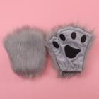 Cosplay Cat Paw Fingerless Gloves