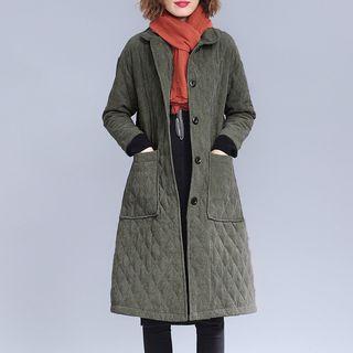 Corduroy Quilted Coat