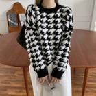 Houndstooth Sweater (various Designs)