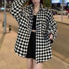 Checkerboard Shirt Jacket