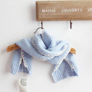 Knitted Scarf Sky Blue - One Size