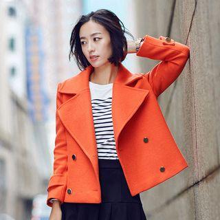 Cropped Woolen Coat