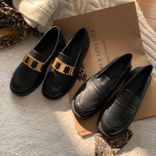 Buckle Loafers / Plain Loafers