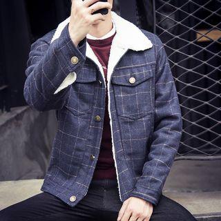 Fleece-lined Check Jacket