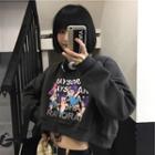 Cartoon Print Hoodie (various Designs)