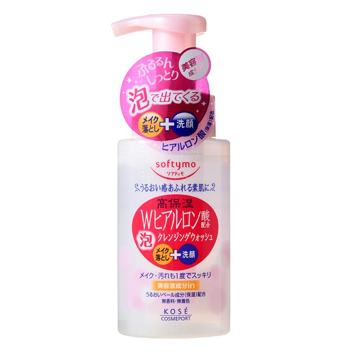 Kose - Softymo Hyaluronic Acid Cleansing Bubble Foam 200ml