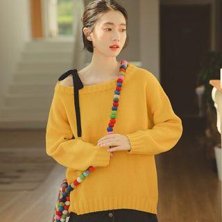 Shoulder-tie Sweater
