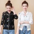 Floral Perforated Light Jacket