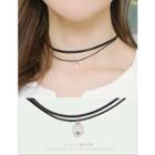 Faux-leather Tiered Choker