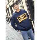 Lonely Letter-printed Boxy Sweatshirt