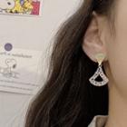 Rhinestone Earring 1 Pair - E1751 - Gold - One Size
