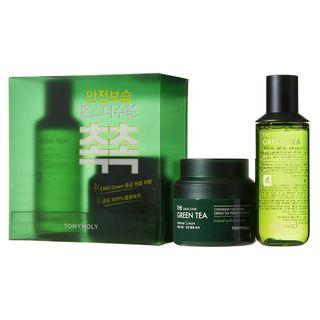 Tonymoly - The Chok Chok Green Tea Intense Cream Special Set 2pcs