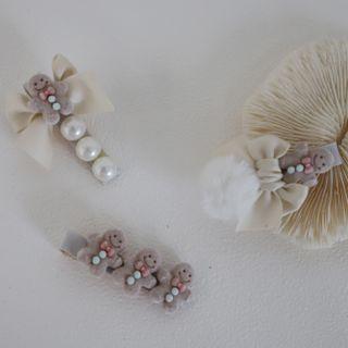 Gingerbread Man Hair Clip