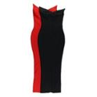 Set: Tube Sheath Dress + Arm Sleeves