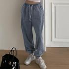 Denim High-waist Joggers