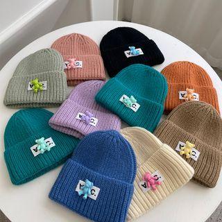 Bear Acrylic Knit Beanie