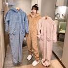 Fleece Animal Jumpsuit