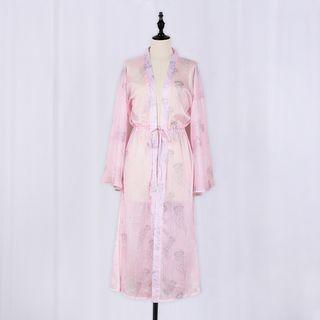 Strappy A-line Dress / Maxi Dress / Light Jacket