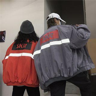 Couple Matching Reflective Bomber Jacket