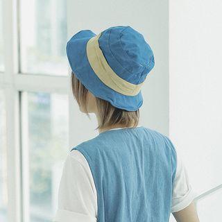 Contrast Color Bucket Hat