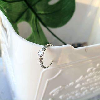 Rhinestone Open Ring 1 Pc - Rhinestone Open Ring1 Pc - - One Size