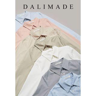 Plain / Stripe Slim-fit Shirt