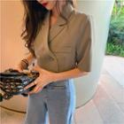 Double-breasted Cropped Blazer