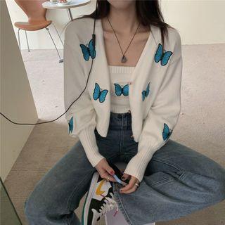 Butterfly Camisole Top / Cardigan